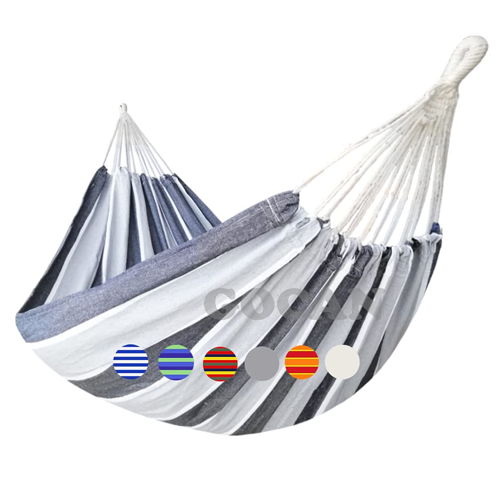 GOCAN Hammock Double 2 Person Extra Large Fabric Size 220 x 150cm