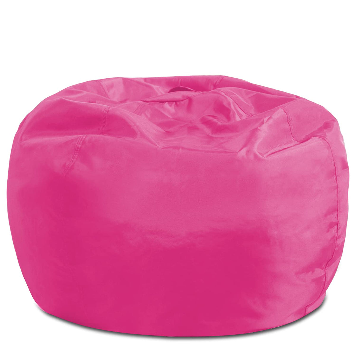 Posh Creations Structured Comfy Bean Bag Chair for Gaming, Reading, and Watching TV, Malibu Lounge, Canvas - Forest Critters on White