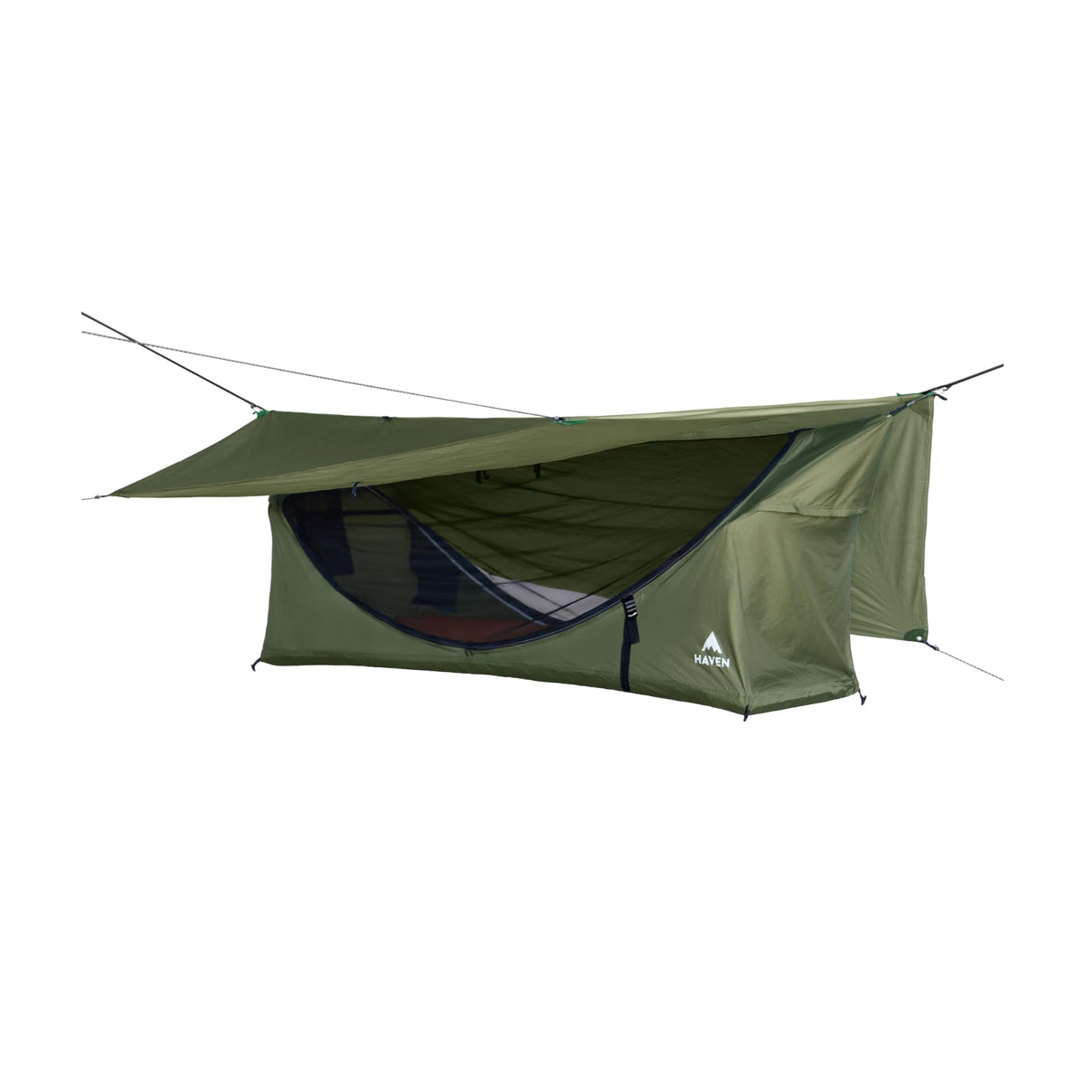 Haven Tents Lay Flat Hammock Tent - Waterproof Camping Hammock with Mosquito Net, Insulated Pad and Rainfly - Haven Tent, Haven XL, Haven Safari