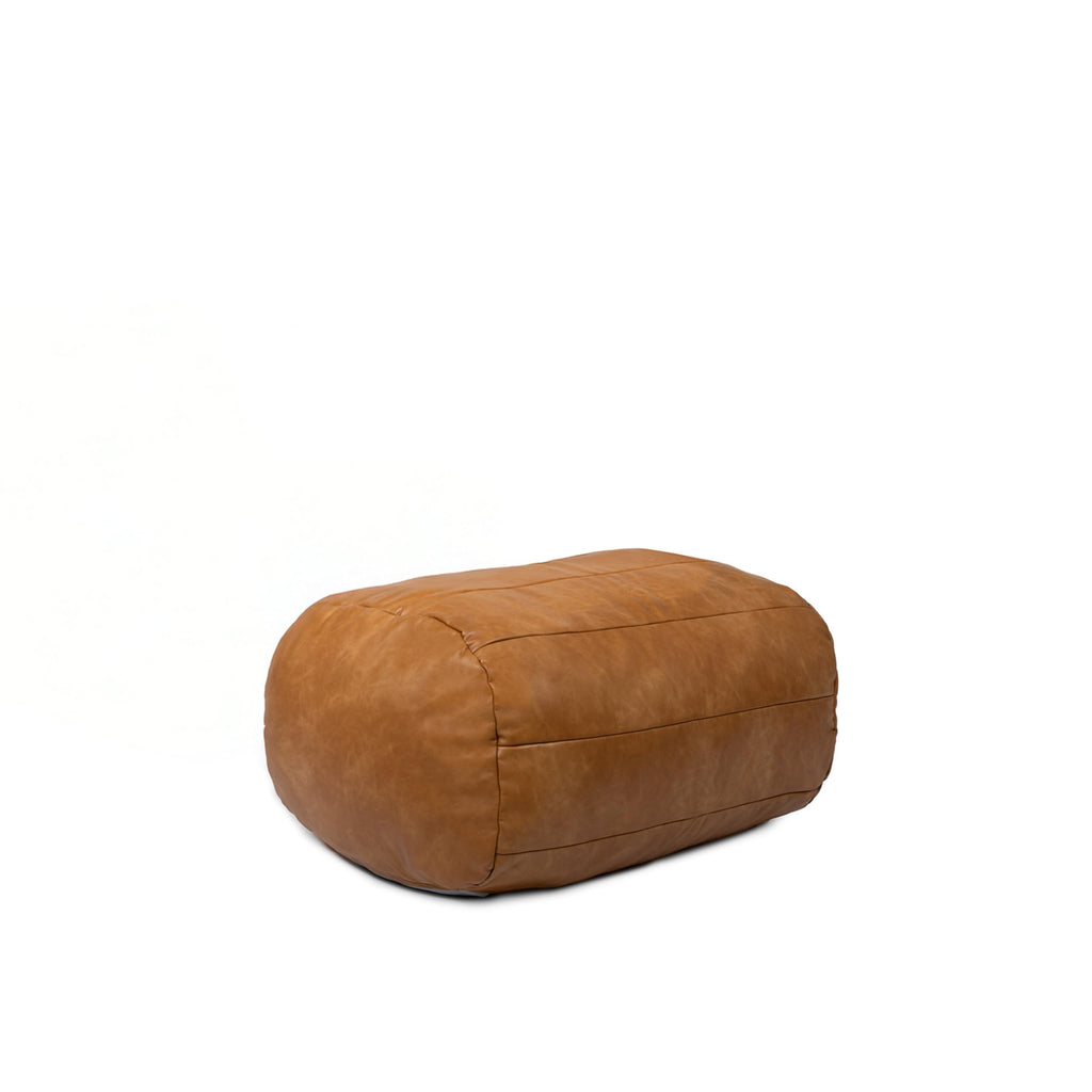 Big Joe Modora Kids Bean Bag Lounger, Chestnut Vegan Suede