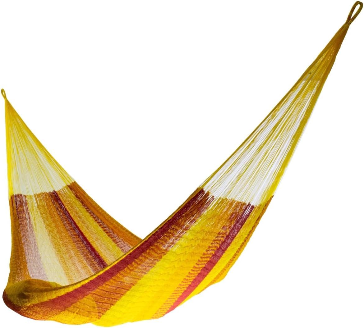 Hammocks Rada: Handmade Yucatan Hammock - Matrimonial Size Tropical Multicolor - 13ft long Artisan Crafted