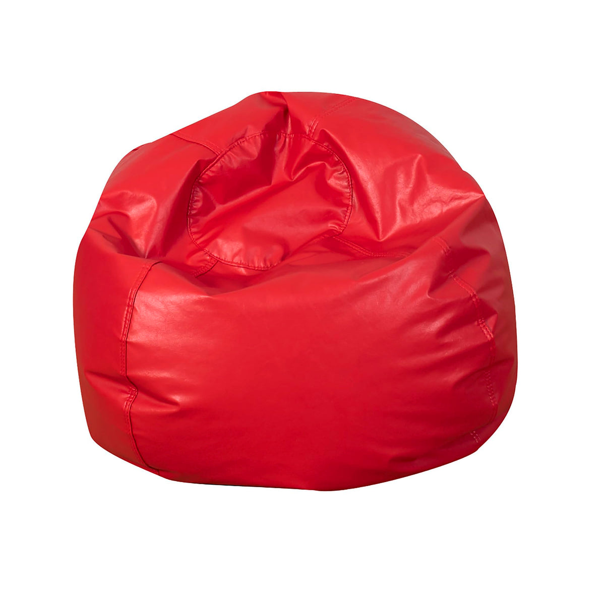 Children's Factory 26" Round Bean Bag, Bean Bag Chair with Water-Resistant Cover for Kids, Flexible Seating for Classroom Elementary, Easy to Clean, Rainbow