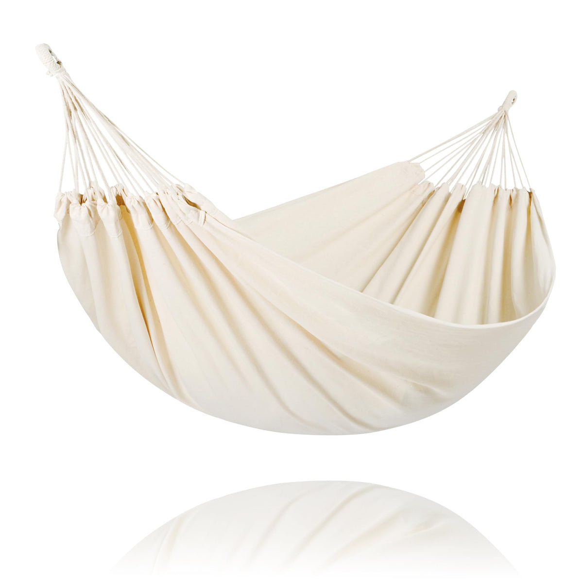 SUNCREAT Long Replacement Hammock Two Person for Stand, Blue White Stripes