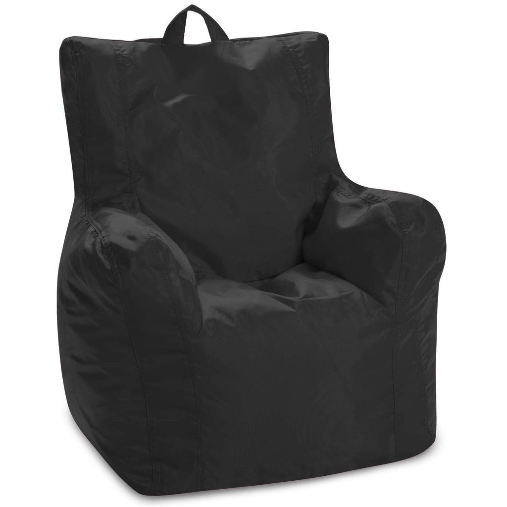 Posh Creations Pasadena Bean Bag Toddlers and Kids, Comfy Chair for Children, Soft Nylon-Lime