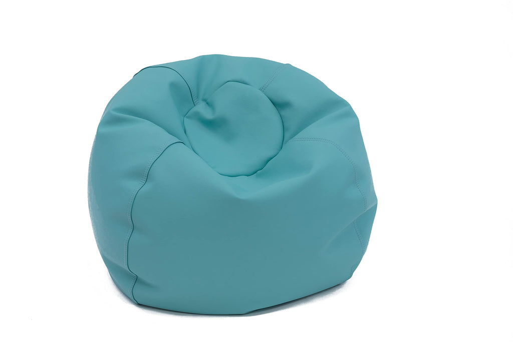 Children's Factory 26" Round Bean Bag, Bean Bag Chair with Water-Resistant Cover for Kids, Flexible Seating for Classroom Elementary, Easy to Clean, Rainbow