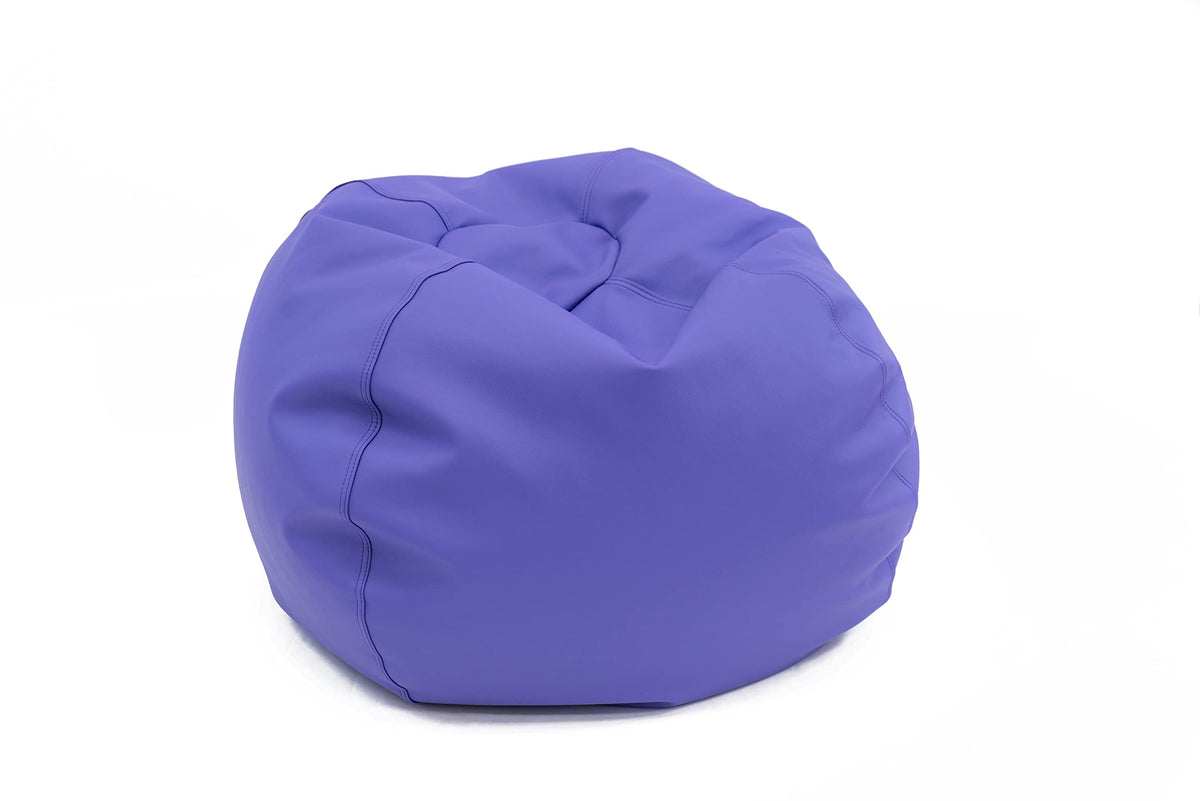 Children's Factory 26" Round Bean Bag, Bean Bag Chair with Water-Resistant Cover for Kids, Flexible Seating for Classroom Elementary, Easy to Clean, Rainbow
