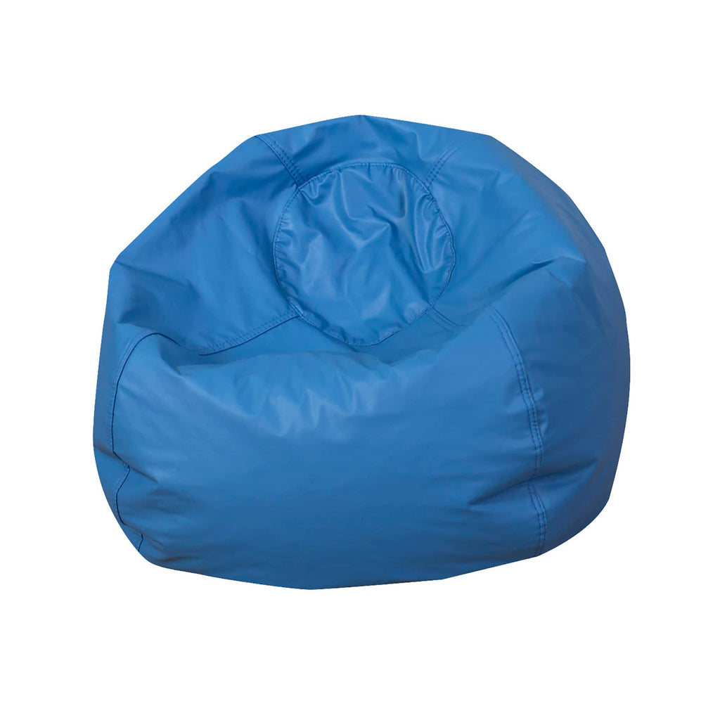 Children's Factory 26" Round Bean Bag, Bean Bag Chair with Water-Resistant Cover for Kids, Flexible Seating for Classroom Elementary, Easy to Clean, Rainbow