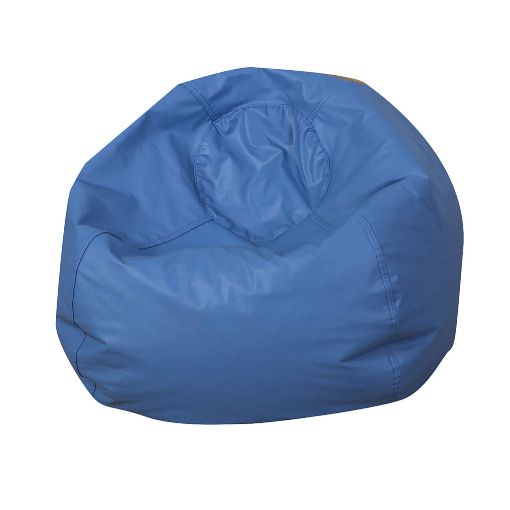 Children's Factory 26" Round Bean Bag, Bean Bag Chair with Water-Resistant Cover for Kids, Flexible Seating for Classroom Elementary, Easy to Clean, Rainbow