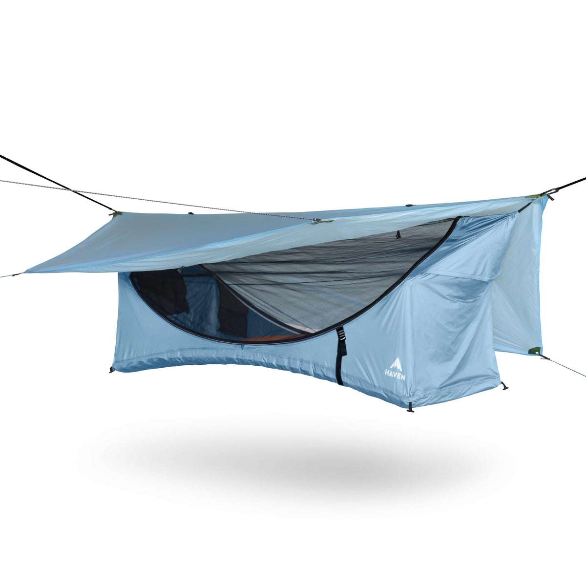 Haven Tents Lay Flat Hammock Tent - Waterproof Camping Hammock with Mosquito Net, Insulated Pad and Rainfly - Haven Tent, Haven XL, Haven Safari