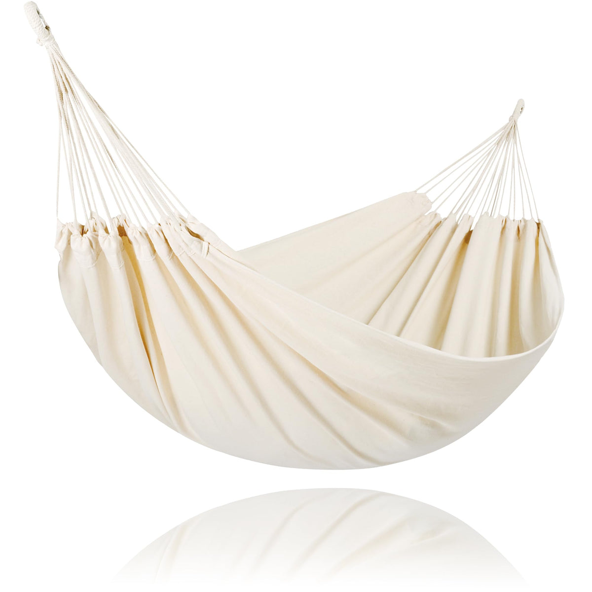 SUNCREAT Long Replacement Hammock Two Person for Stand, Blue White Stripes