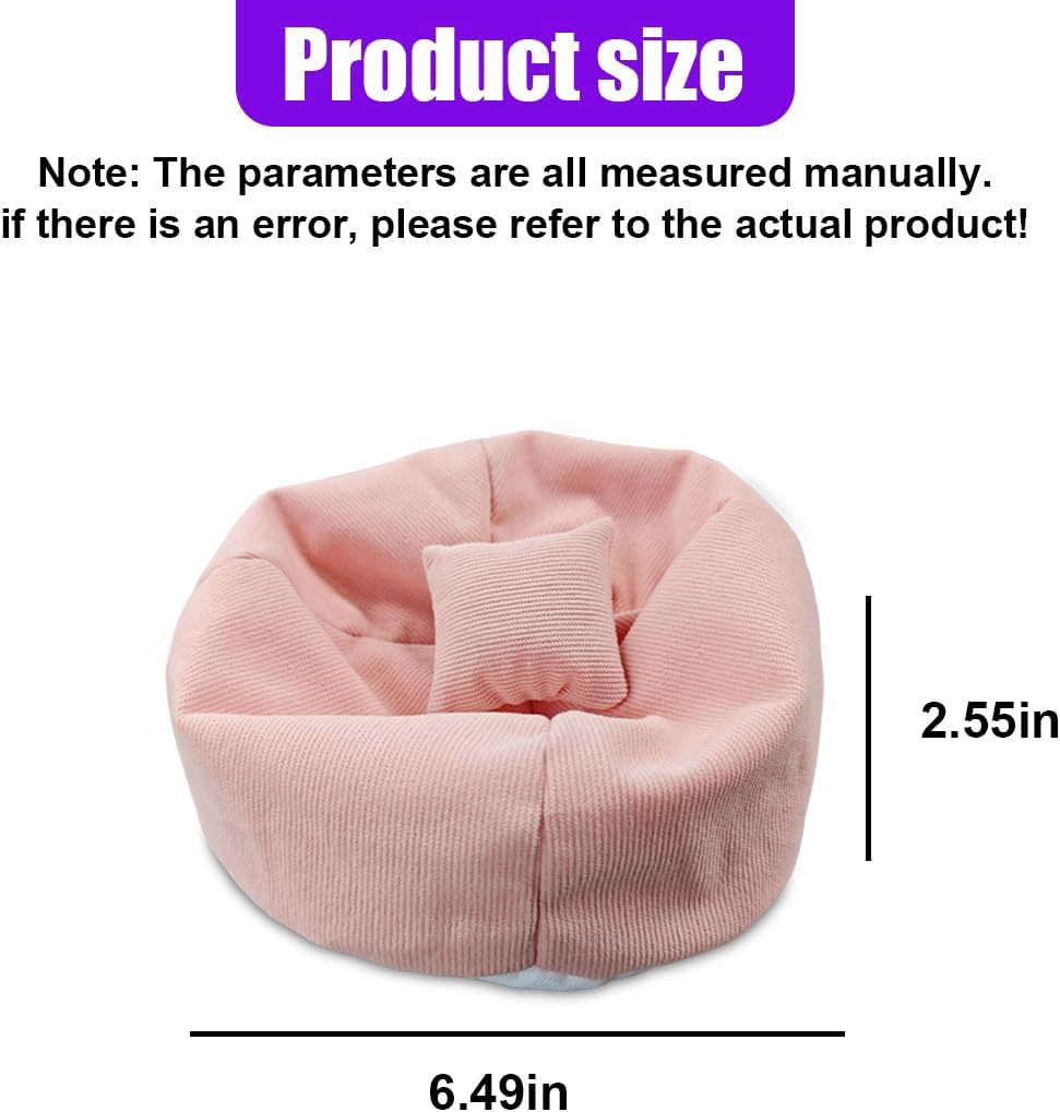Toy Bean Bag Chair Car Dashboard Decoration, Mini Soft Automotive Lazy Sofa Ornament with Pillows, Cute Vehicle Interior Puppet Seat Accessories for Display Toy (Pink)