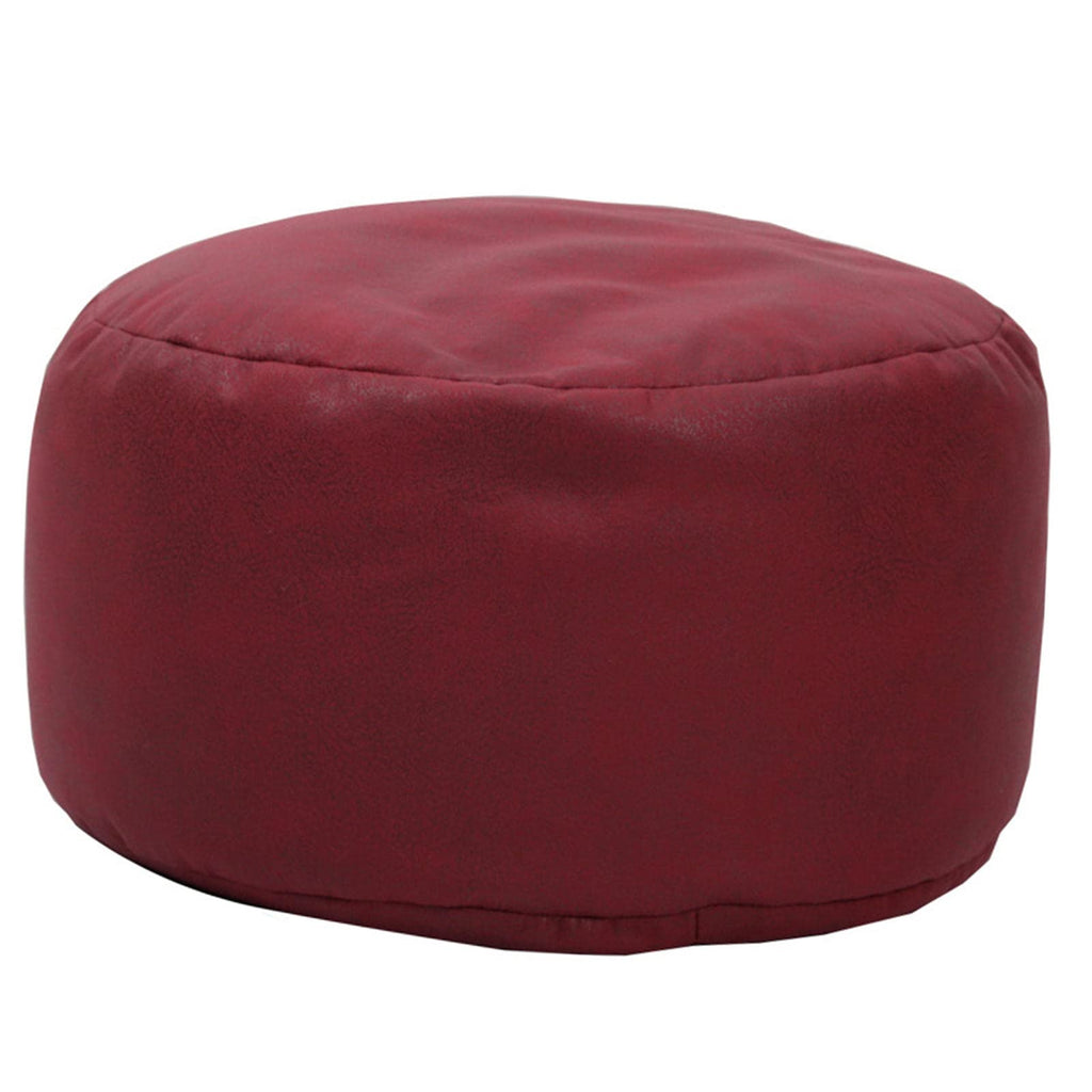 Kids Storage Bean Bag Chair Cover Waterproof Stuffable Zipper Beanbag Chair for Children Adults Dorm Room (Red)