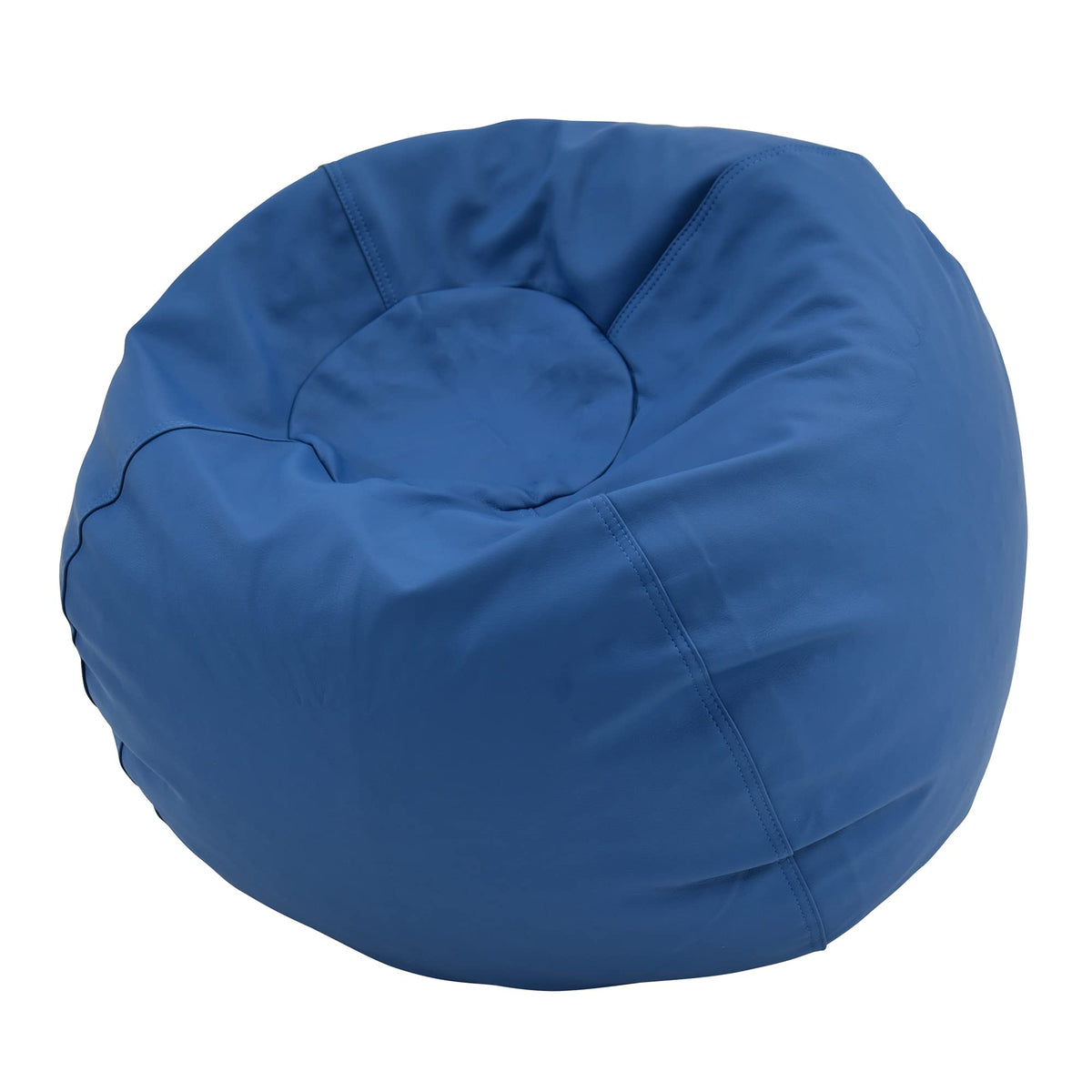 Children's Factory 26" Round Bean Bag, Bean Bag Chair with Water-Resistant Cover for Kids, Flexible Seating for Classroom Elementary, Easy to Clean, Rainbow