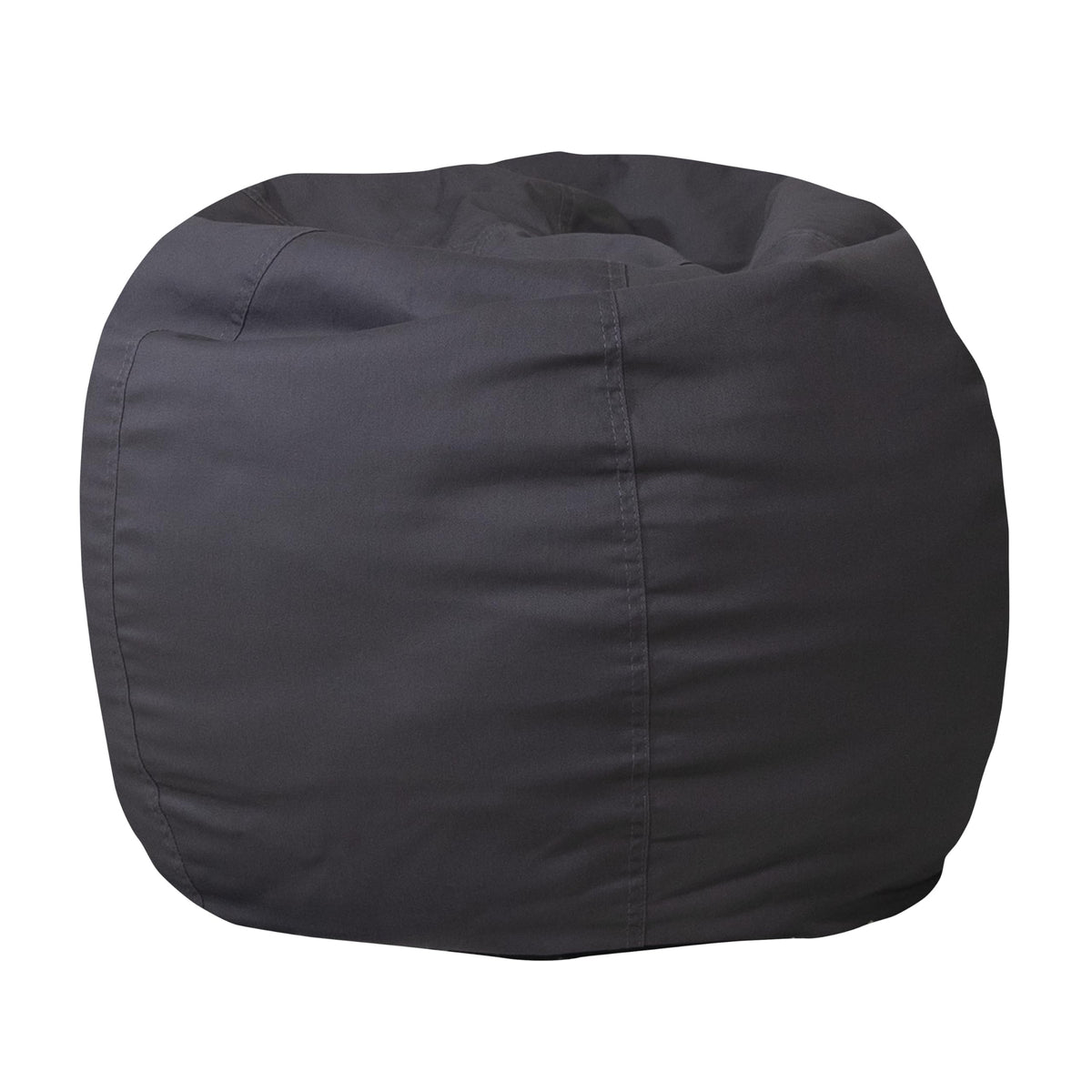 Flash Furniture Faux Sherpa Small Refillable Bean Bag Chair, Natural