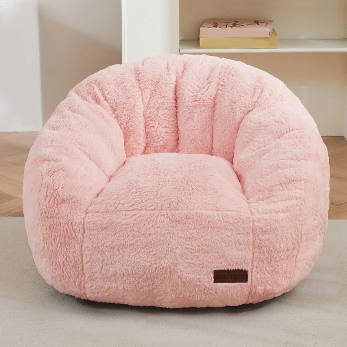 MAXYOYO Bean Bag Chair for Kids, Shell Shaped Bean Bag Sofa Floor Sofa