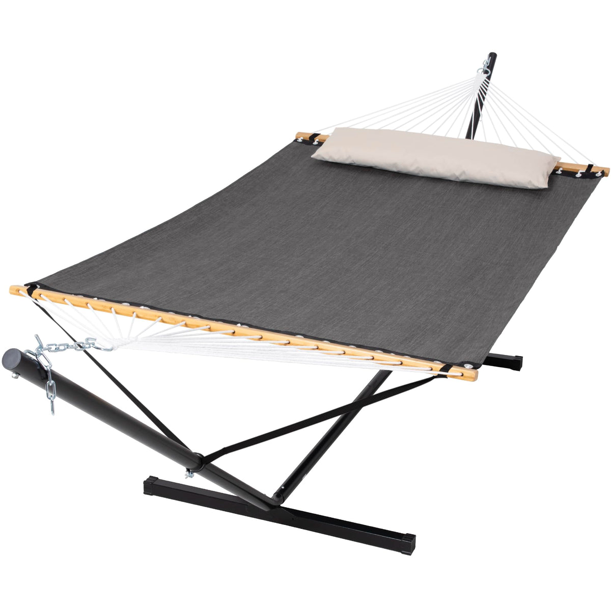 SUNCREAT Hammocks 15 FT Quick Dry Hammock, 450 lbs Capacity, Blue