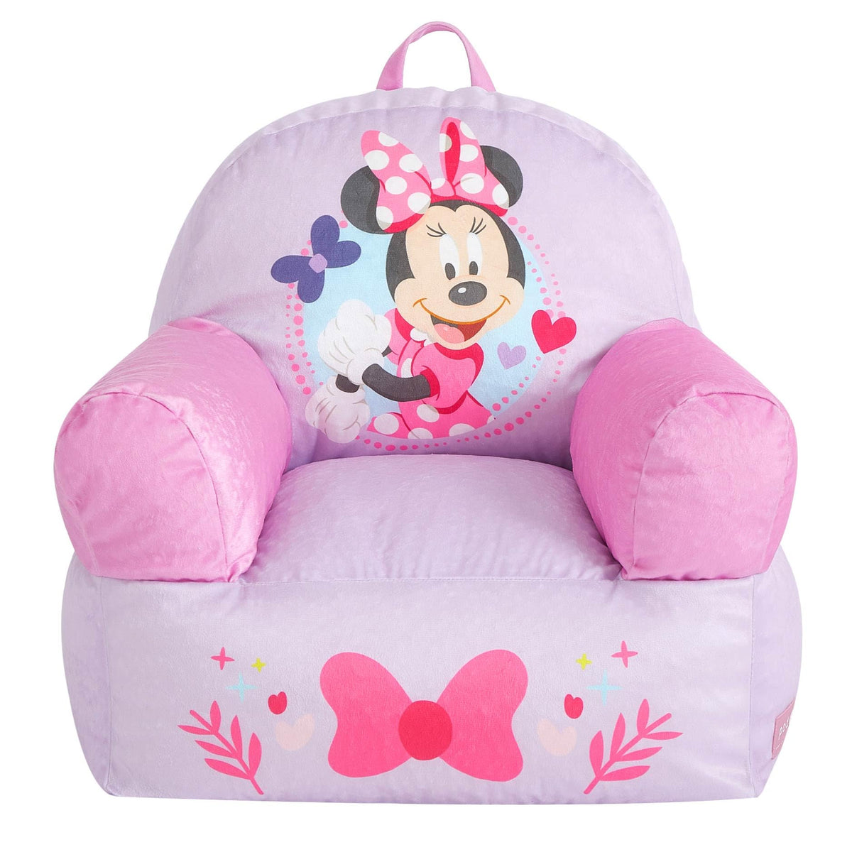 Disney Winnie the Pooh Kids Sofa Bean Bag Armchair, Soft Plush Lounge Chair for Bedroom or Playroom