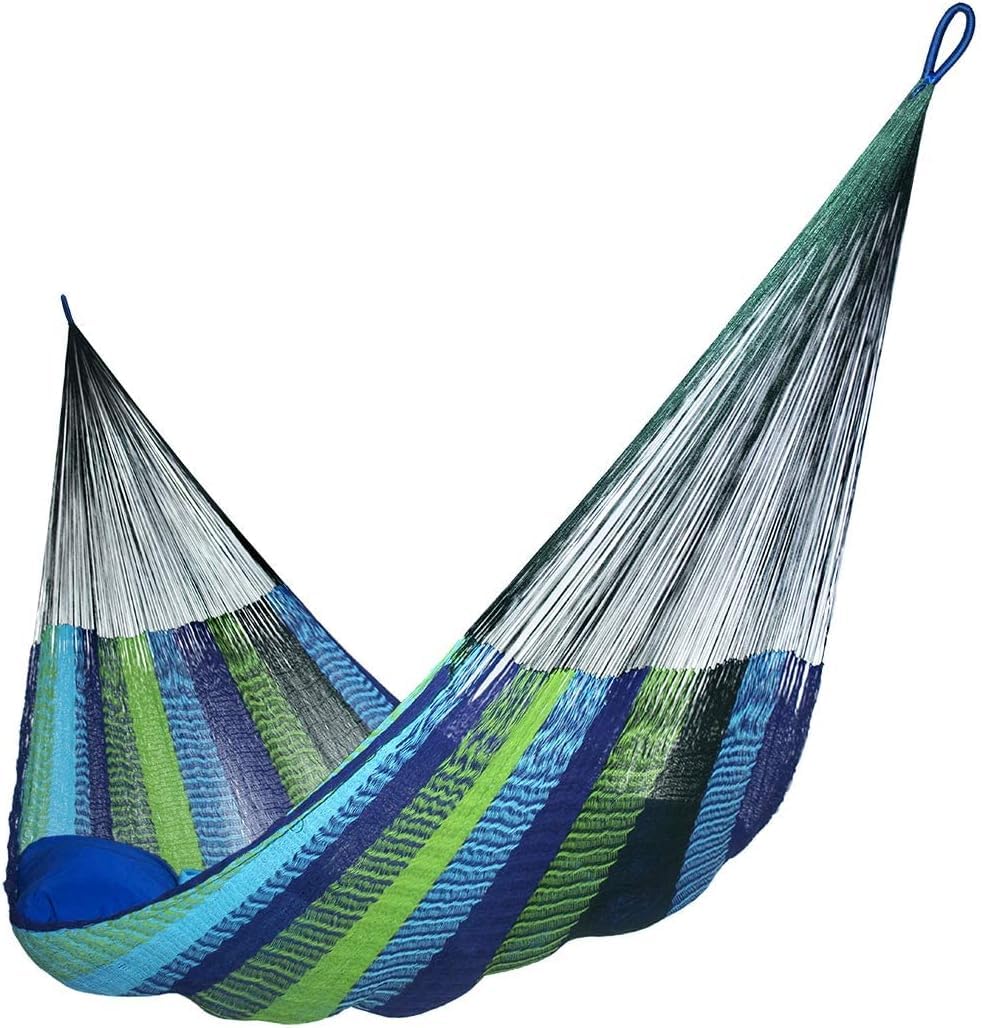 Hammocks Rada: Handmade Yucatan Hammock - Matrimonial Size Tropical Multicolor - 13ft long Artisan Crafted