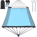 GAFETE 14ft Portable 2 Person Hammock, Quick Dry Textilene, 550 lb Capacity