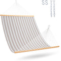 Lazy Daze Double Textliene Quick Dry Hammock with Spreader Bar for Outdoor