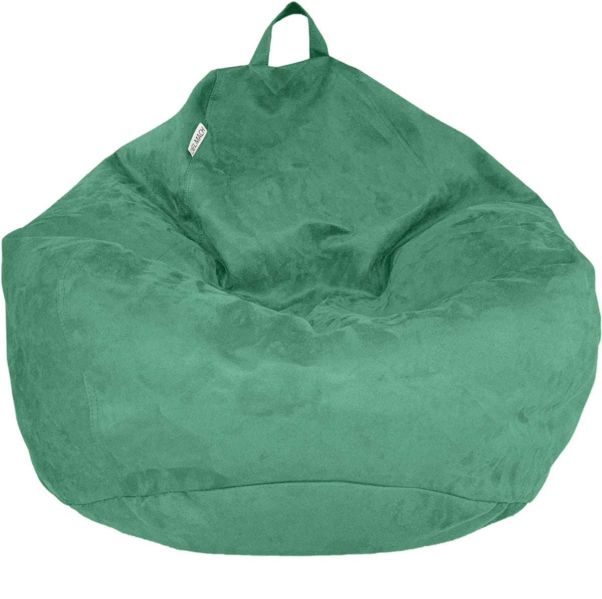 Bean Bag Stuffed Animal Storage Chair Cover (No Filler) for Kids and Adults. Extra Large Bird's Nest Beanbag Memory Foam Soft Premium (Navy Blue, 3 ft (Cover Only))