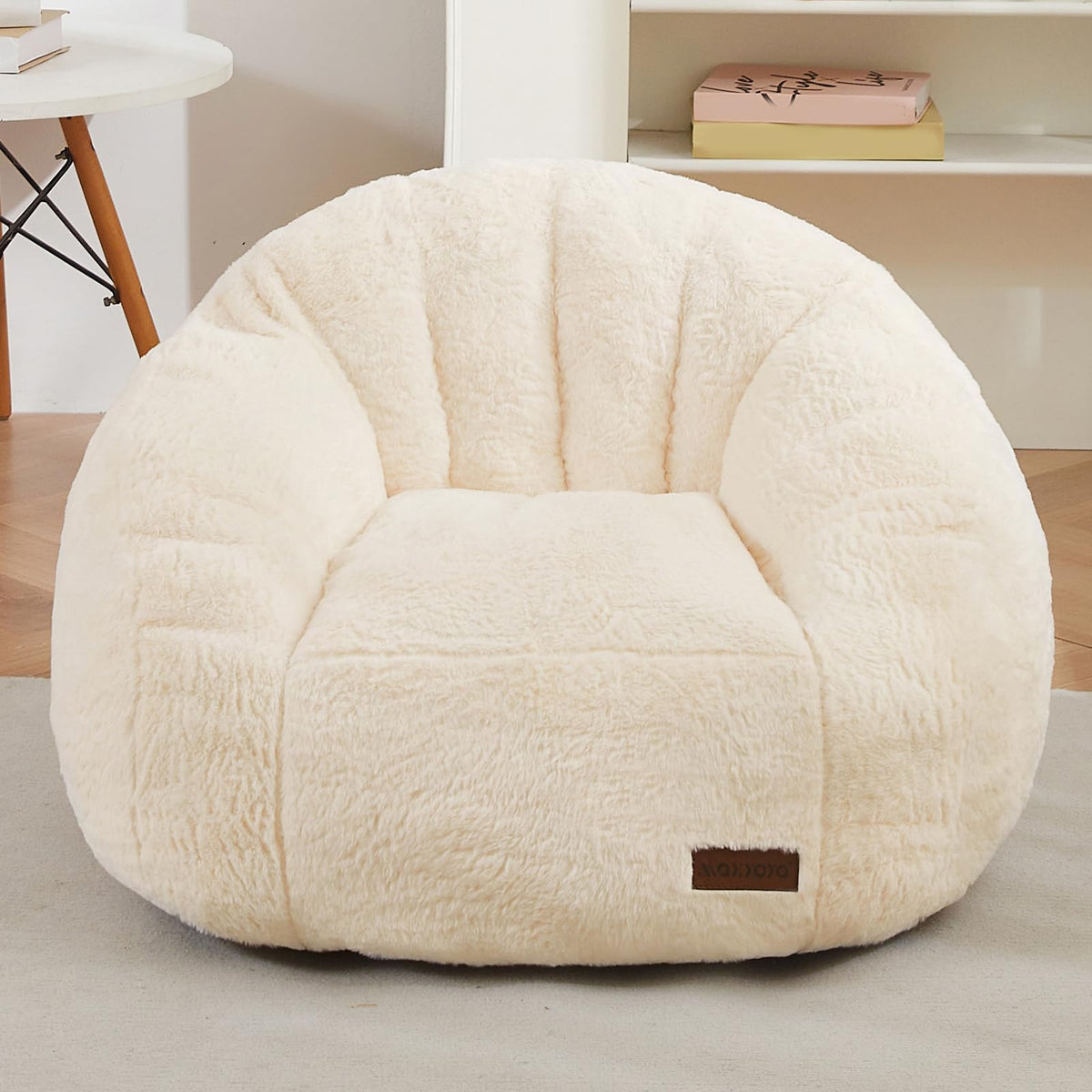 MAXYOYO Bean Bag Chair for Kids, Shell Shaped Bean Bag Sofa Floor Sofa