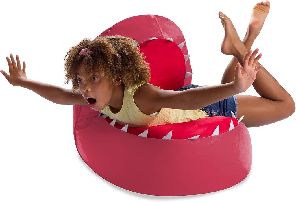 Posh Creations Shark Kids Bean Bag Chair, Cozy Chair for Toddlers and Kids, Children's Bean Bag