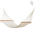 Original Pawleys Island 13OC Original Deluxe Cotton Rope Hammock with Free Extension Chains & Tree Hooks, Handcrafted in The USA, Accommodates 2 People, 450 LB Weight Capacity, 13 ft. x 55 in.