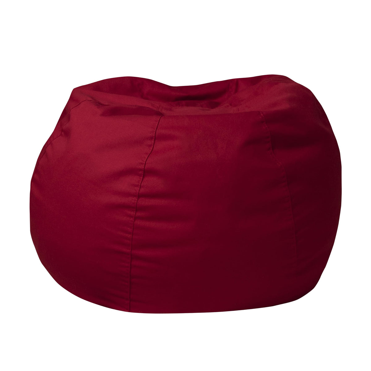 Flash Furniture Faux Sherpa Small Refillable Bean Bag Chair, Natural