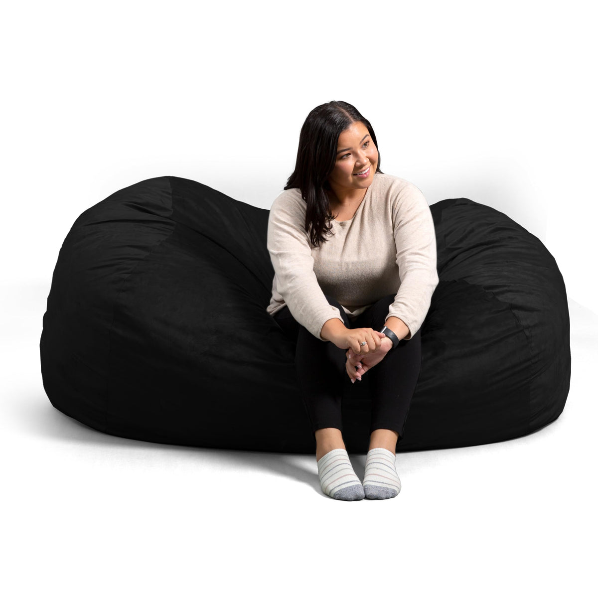 Big Joe Turnabout 3-in-1 Convertible Kids Bean Bag Chair, Midnight Blue