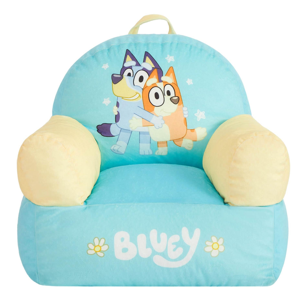 Disney Winnie the Pooh Kids Sofa Bean Bag Armchair, Soft Plush Lounge Chair for Bedroom or Playroom