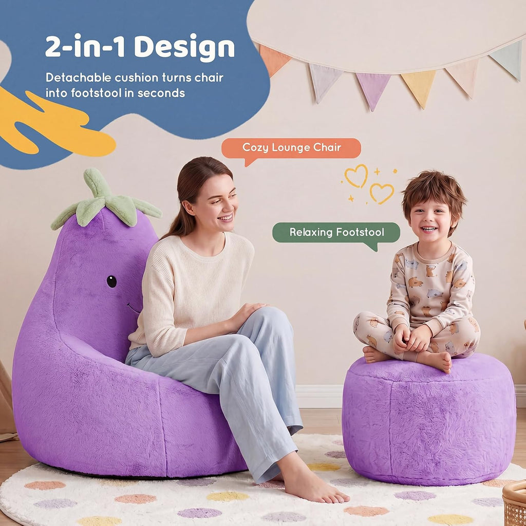 DUMOS Kids Bean Bag Chair, Toddler Couch for Teens & Kids, 31Inch