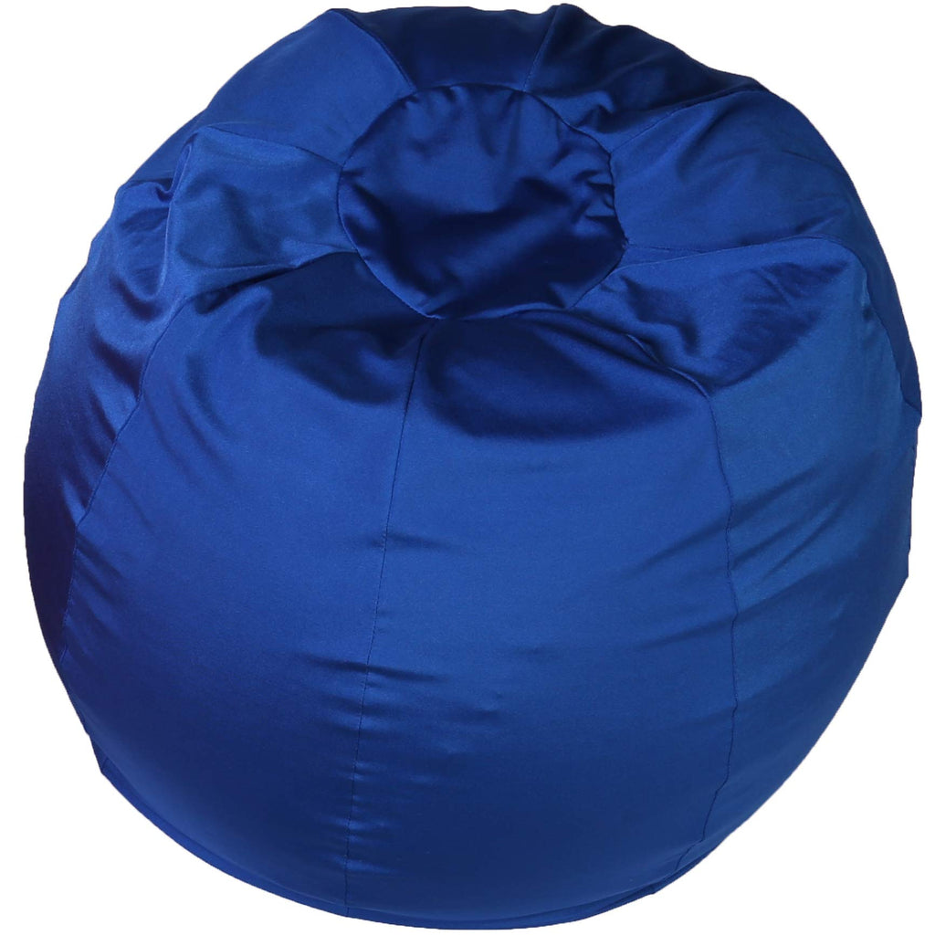 Fun and Function - Mega Mushy Smushy Bean Bag Chair - Alternative Seating Options for Classrooms, Clinic & Home Use - Lightweight & Calming - Large, 24 Inches - Orange