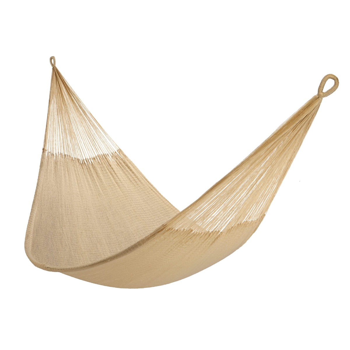 Handwoven Hammock by Yellow Leaf Hammocks - Double Size, Fits 1-2 PPL, 400lb max - Weathersafe, Super Strong, Easy to Hang, Ultra Soft, Artisan Made - Color: Grey