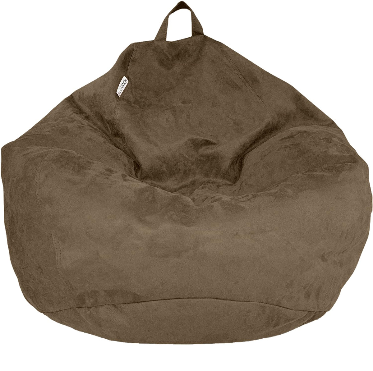 Bean Bag Stuffed Animal Storage Chair Cover (No Filler) for Kids and Adults. Extra Large Bird's Nest Beanbag Memory Foam Soft Premium (Navy Blue, 3 ft (Cover Only))
