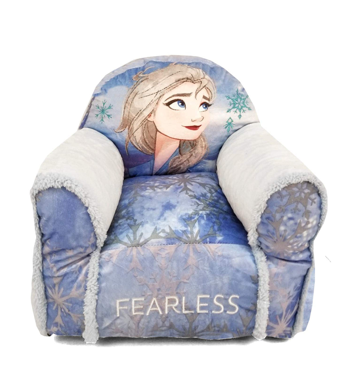 Disney Stitch Figural Bean Bag Sofa Chair with Armrests, Soft & Comfortable Kids Lounge Chair for Bedroom & Playroom, Ages 3+