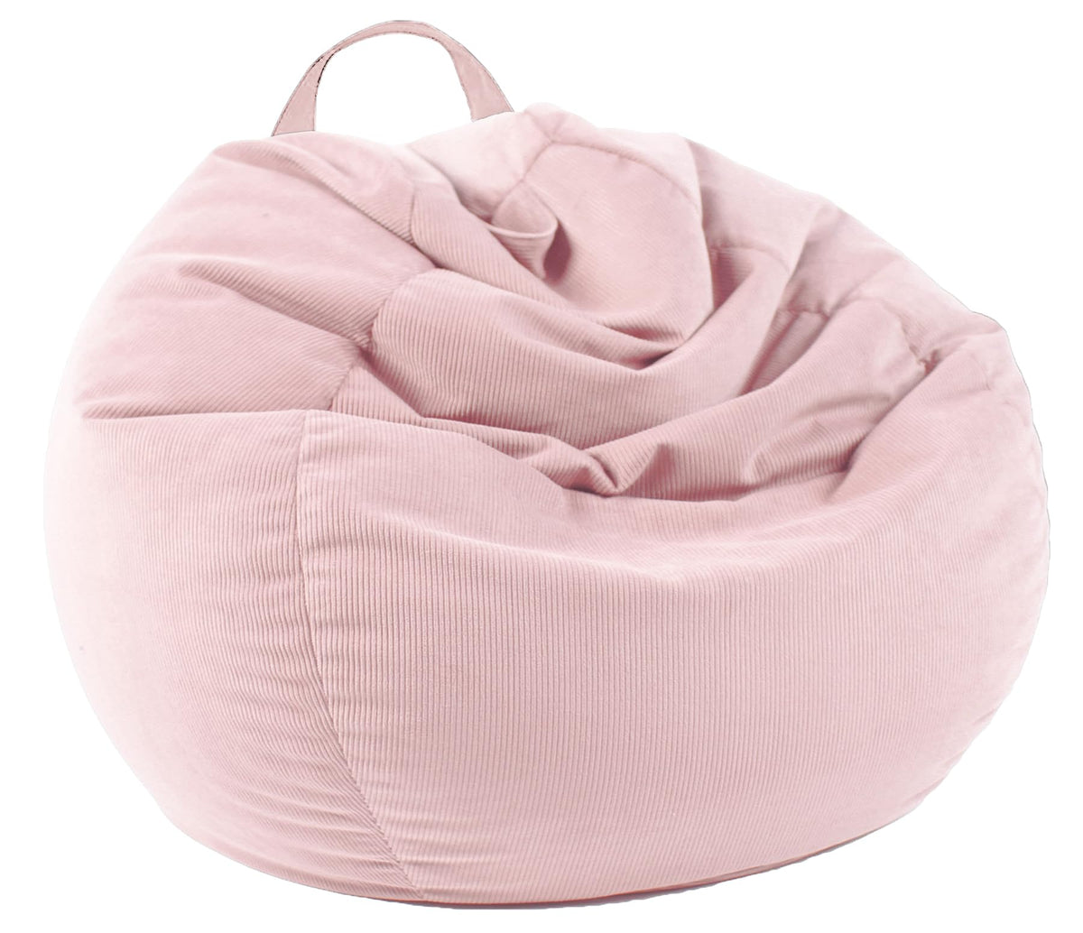 LPMOERA Stuffed Animal Storage Soft Bean Bag Chair Cover No Filler Caramel