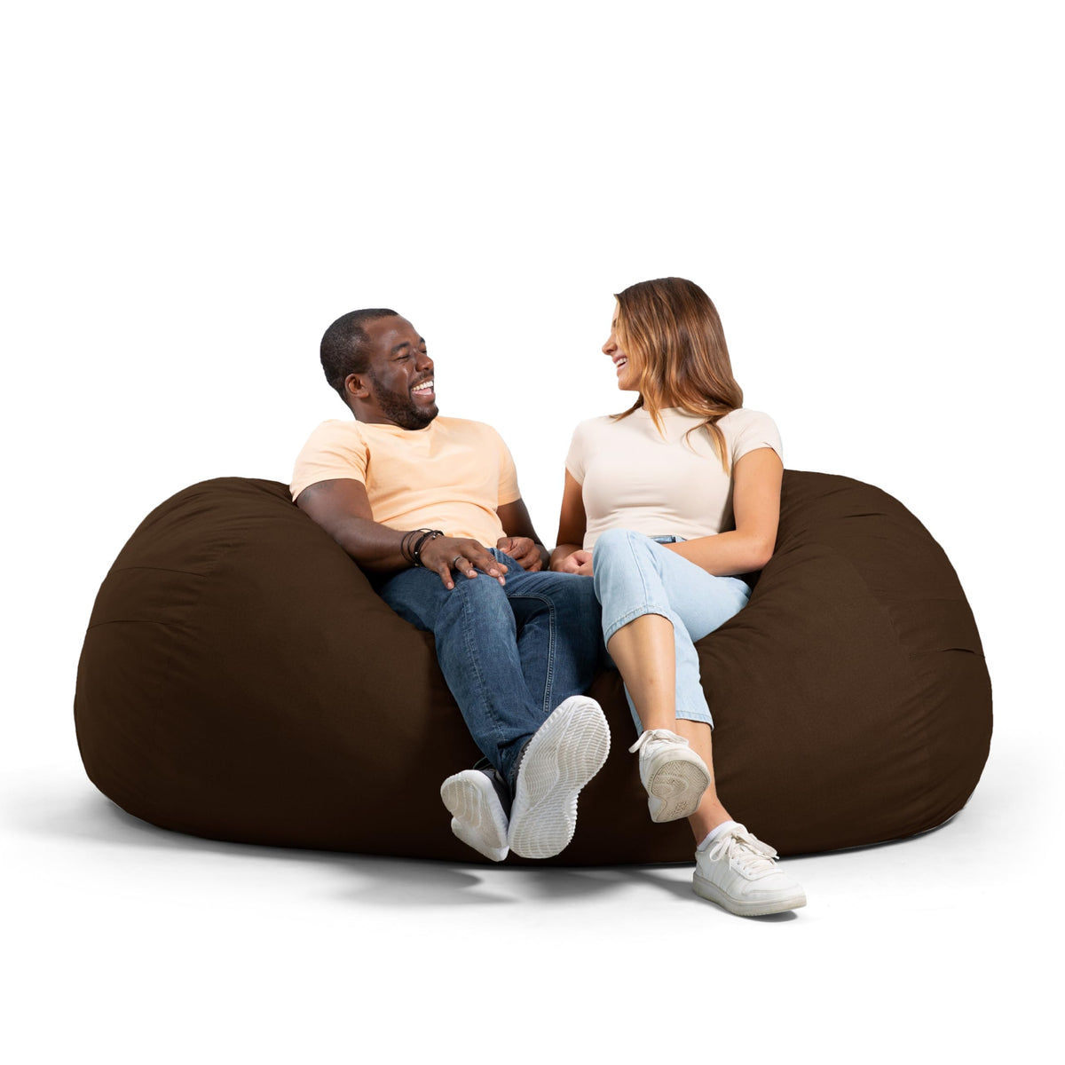 Big Joe Turnabout 3-in-1 Convertible Kids Bean Bag Chair, Midnight Blue