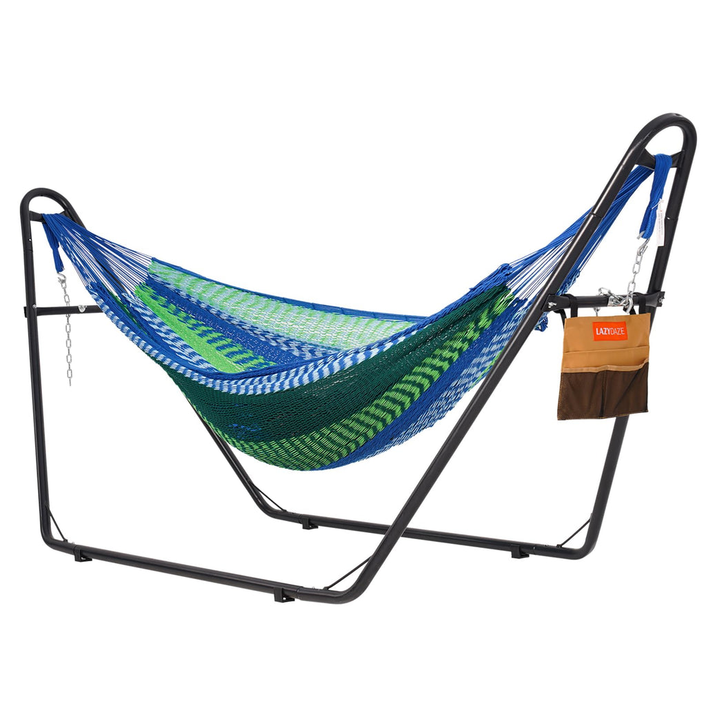 Lazy Daze Mayan Hammock with Heavy Duty Steel Stand