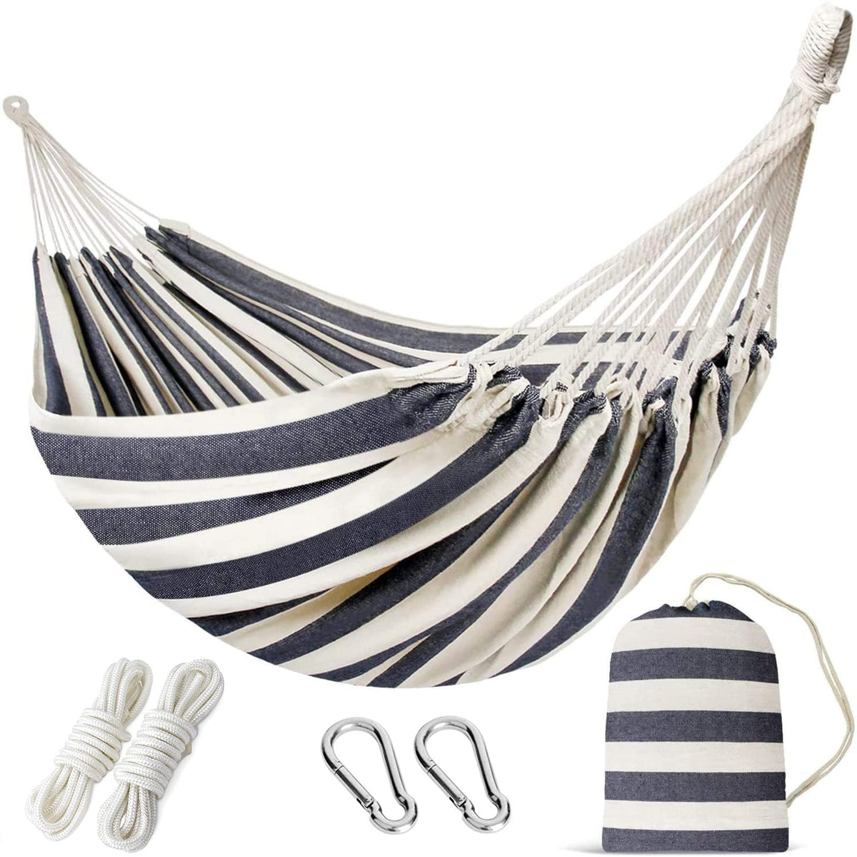 INNO STAGE Brazilian Hammock with Tree Straps, Carry Bag, Yellow & Green