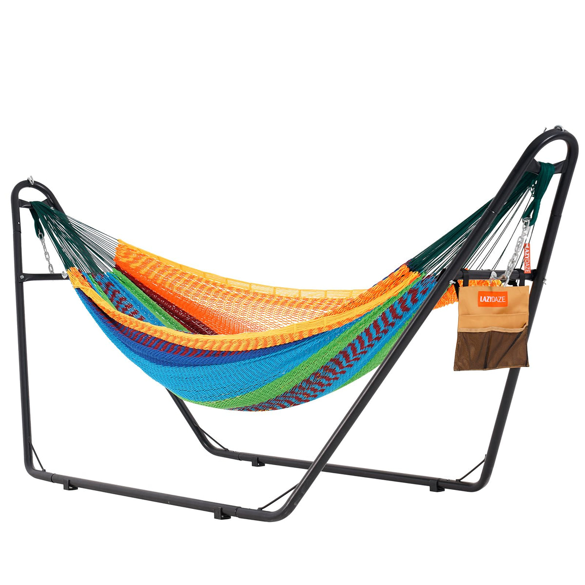 Lazy Daze Mayan Hammock with Heavy Duty Steel Stand