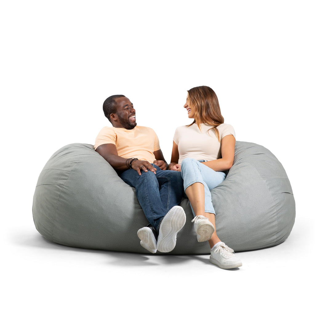 Big Joe Turnabout 3-in-1 Convertible Kids Bean Bag Chair, Midnight Blue