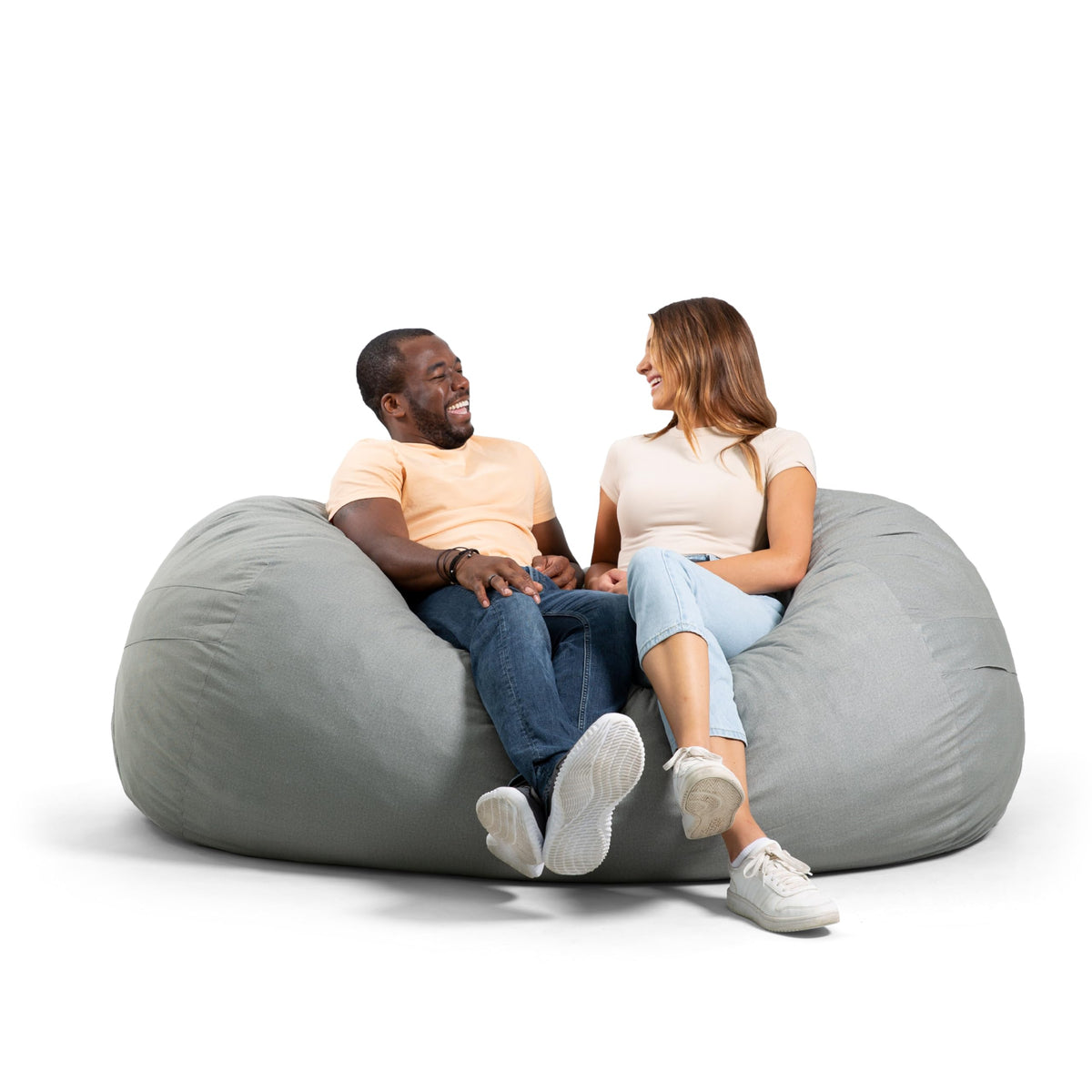 Big Joe Turnabout 3-in-1 Convertible Kids Bean Bag Chair, Midnight Blue