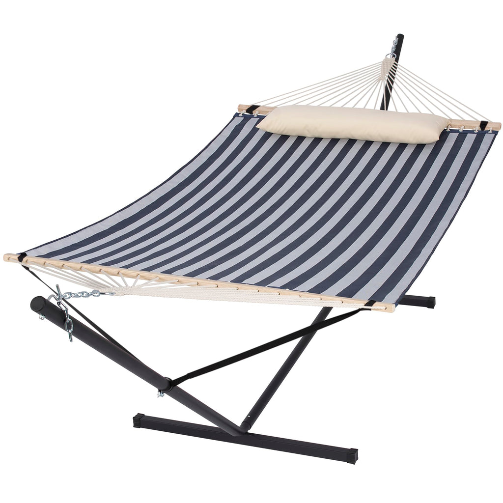 SUNCREAT Hammocks 15 FT Quick Dry Hammock, 450 lbs Capacity, Blue