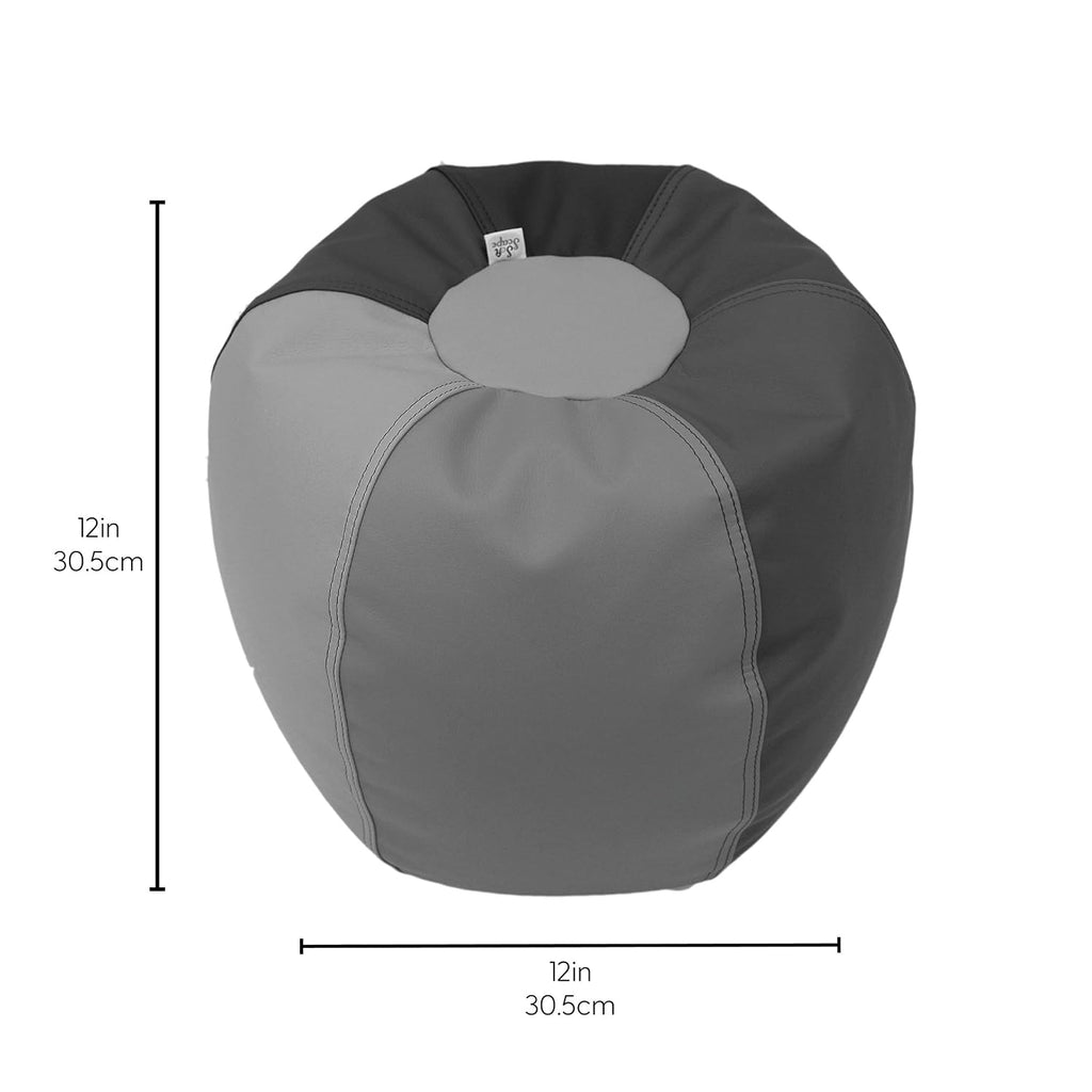 FDP SoftScape Bean Bag Puffs, 12" Height, 2-Pack - Navy/Powder Blue