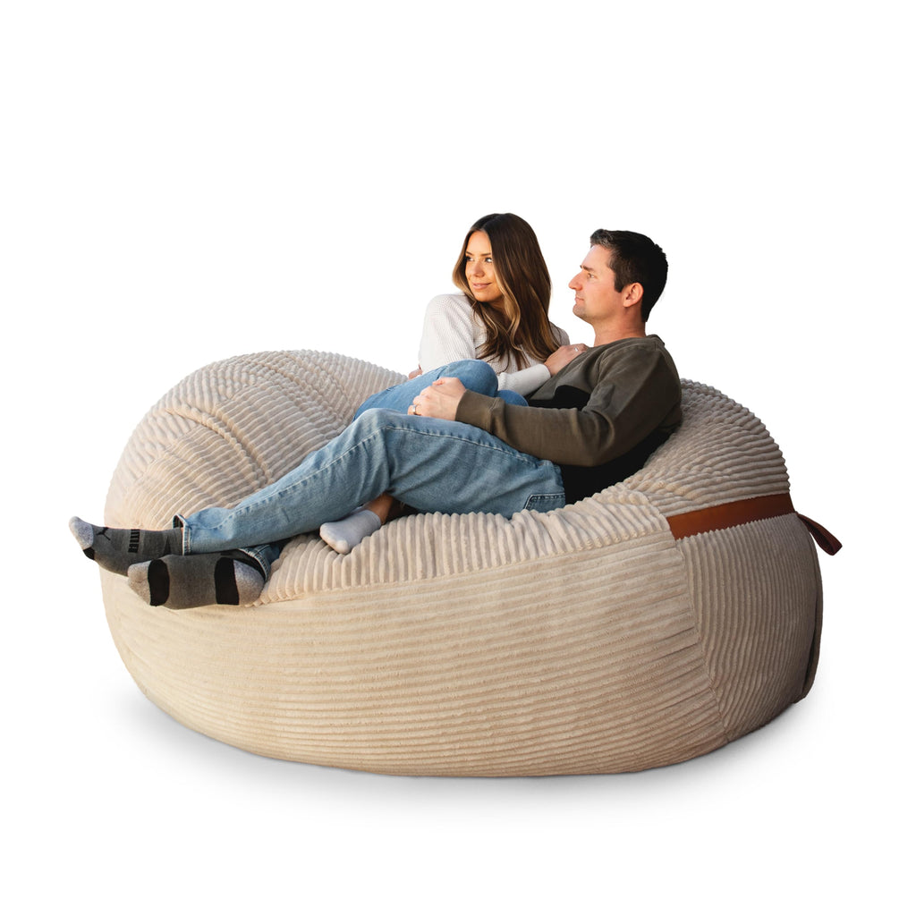 Big Joe Turnabout 3-in-1 Convertible Kids Bean Bag Chair, Midnight Blue