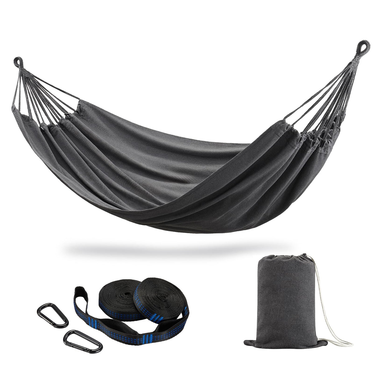 Brazilian Double Hammock with Tree Straps, Extra Large, 450 lbs Capacity