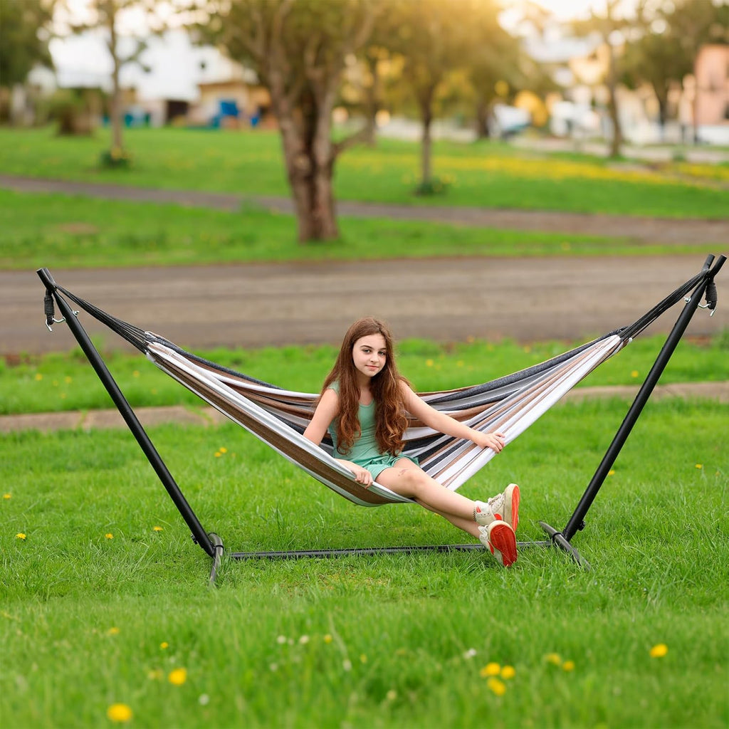 SZHLUX Hammock with Stand for Outside,Hamaca Con Base