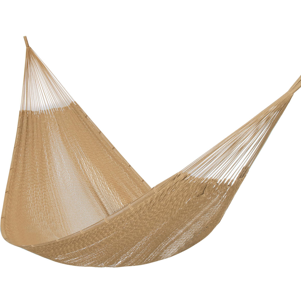 PNAEUT Handwoven Rope Mayan Hammock for Outside, 600 lbs Capacity