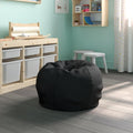 EMMA + OLIVER Gray Small Camouflage Bean Bag Chair
